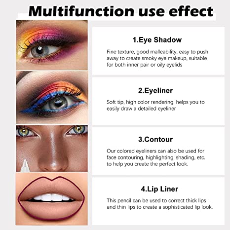 🔥Long‑Lasting Waterproof Eyeliner Pencil – 13 Vibrant Shades - Image 11