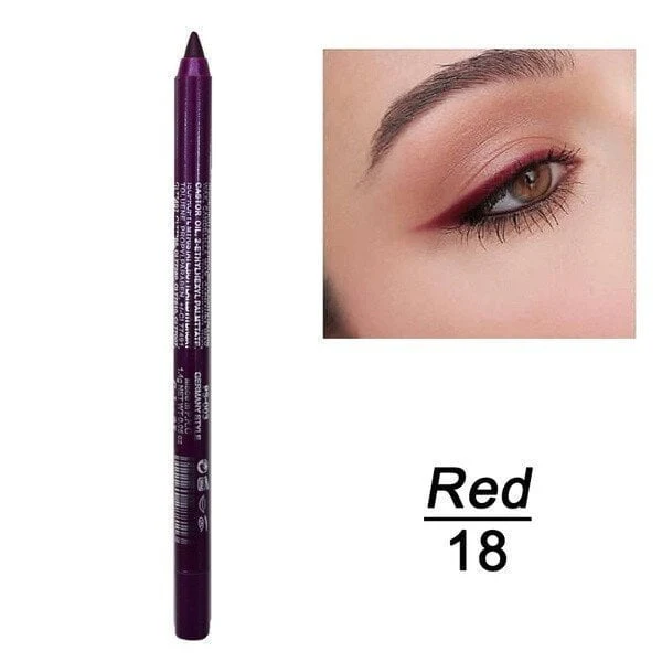🔥Long‑Lasting Waterproof Eyeliner Pencil – 13 Vibrant Shades - Image 5