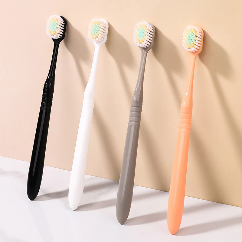 New Simple Soft Bristle Toothbrush for Students, Adults, and Home Use - Manual Double Cleaning Toothbrush - Image 3