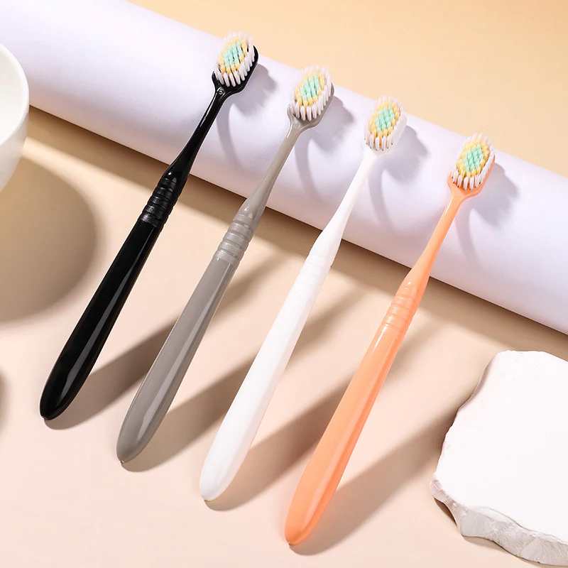New Simple Soft Bristle Toothbrush for Students, Adults, and Home Use - Manual Double Cleaning Toothbrush - Image 4