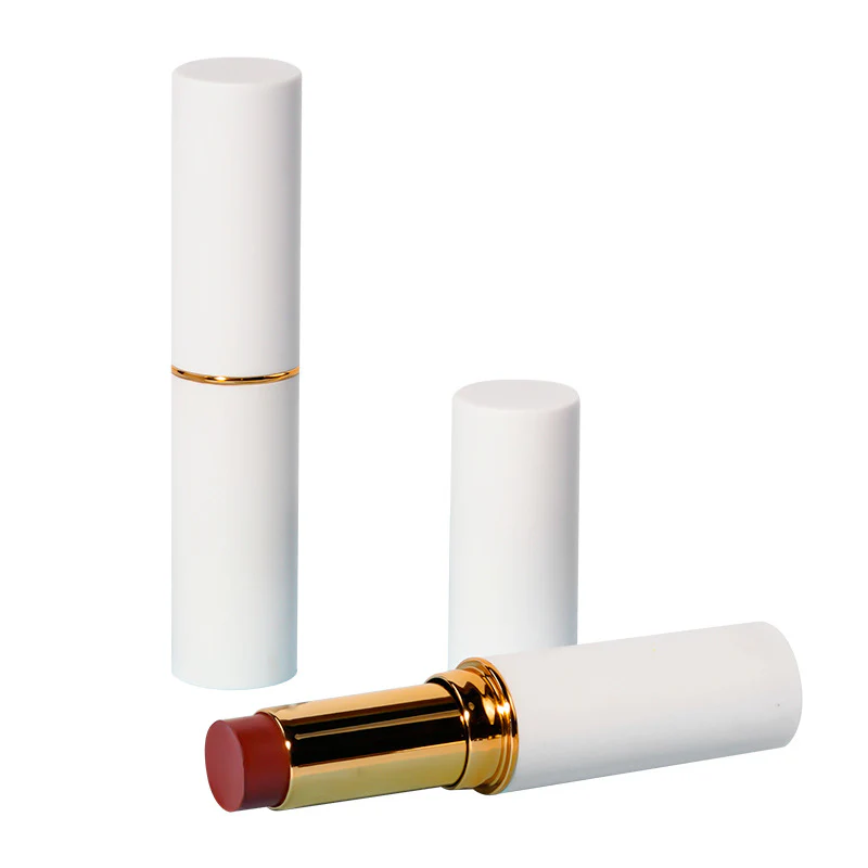 White tube lip gloss with rich, silky, lightweight matte color - Image 3